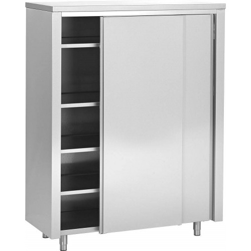 ARMOIRE INOX NEUTRE 2 PORTES COULISSANTES 1800 X 600 MM