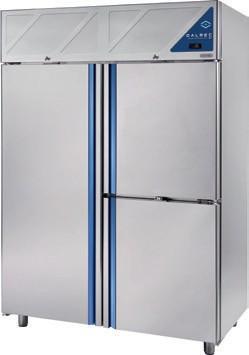 Armoire réfrigérée 0/+10  / -18/-22 - 1 porte pleine + 2 portillons - 1400 l - sans groupe logé - DA1412PNSG-3_0