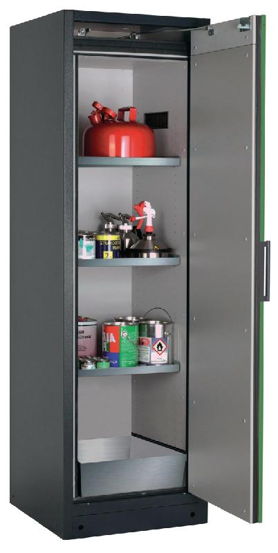 ARMOIRE SÉCURITÉ Q-PEGASUS-90 Q90.195.060.WDACR GRIS/VERT - MANUTAN COLLECTIVITÉS