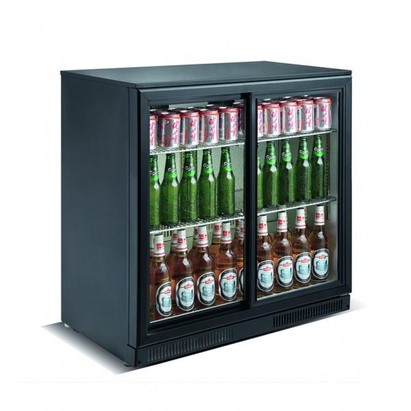 Arrieres bar professionnel 2 portes coulissantes capacité de 228 l - PTSC2E90BS_0