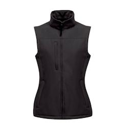 Bodywarmer Softshell femme  FLUX noir T.M Regatta Professional - M noir polyester 5020436719333_0