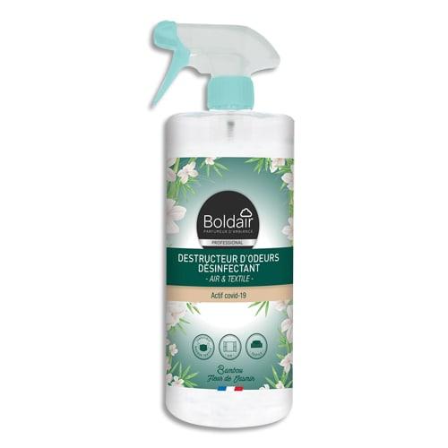 Boldair destructeur d'odeurs désinfectant 500ml parfum bambou jasmin_0
