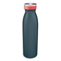BOUTEILLE ISOTHERME 500 ML COSY, GRIS, BOISSONS CHAUDES 7H ET FROIDES 15H, D68 X H235 MM