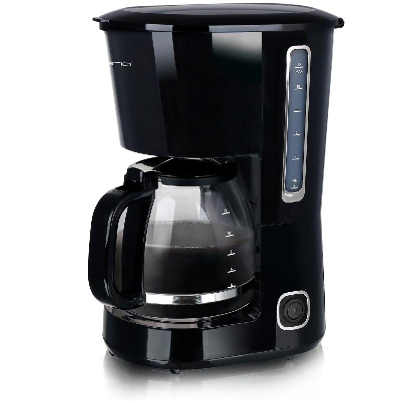 Cafetière Emerio 1,5 L – 12 tasses – Carafe en verre – Filtre amovible – Système anti-gouttes – CME-125129.4 Noir - noir plastique 7333282032517_0