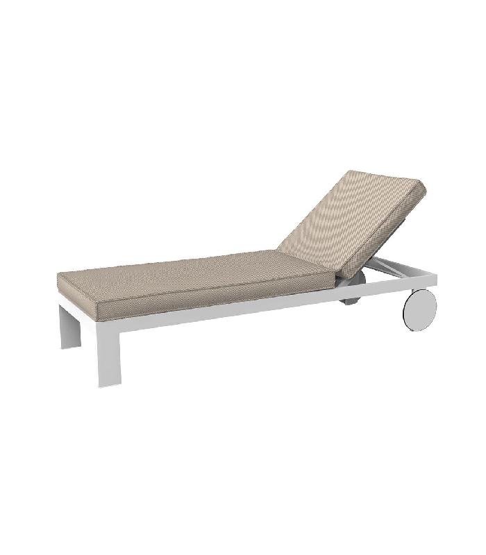 Chaise longue Posidonia - blanc_0