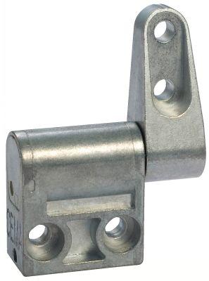 Charnière à couple constant élevé en zamac - Couple asymétrique - Droite (37-46) - Axe en acier trempé_0
