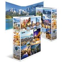 CLASSEUR À MOTIF 'EUROPE', A4, ITALIE - LOT DE 5