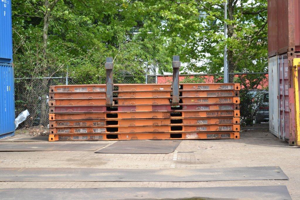 Containers châssis - 20 pieds - 6 mètres - Occasion révisée en bon état_0