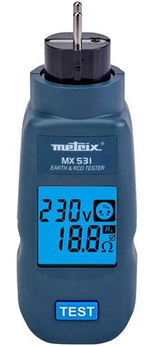CONTRÔLEUR MESUREUR DE TERRE PAR BOUCLE ET TEST DDR 30MA - MTXMX531