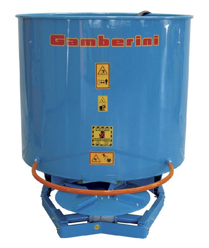 Distributeur d'engrais Gamberini SCO 600/P - Occasion - Trémie cylindrique, 600 L, épandage centrifuge_0