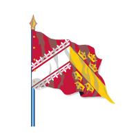 DRAPEAU DE PROVINCE HISTORIQUE ALSACE