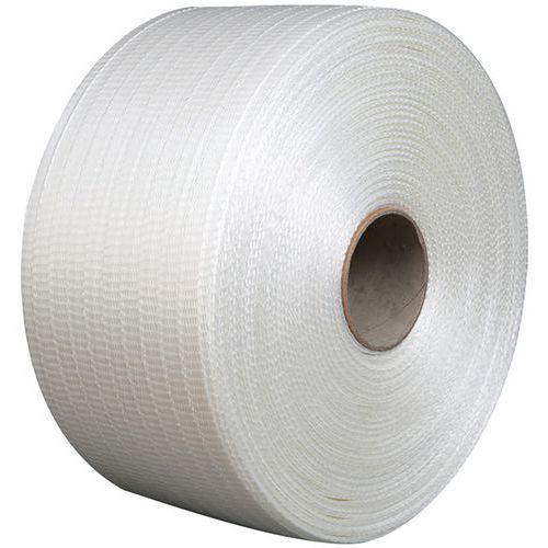 FEUILLARD TEXTILE TRESSÉ 32 MM 150 M - BBA EMBALLAGES