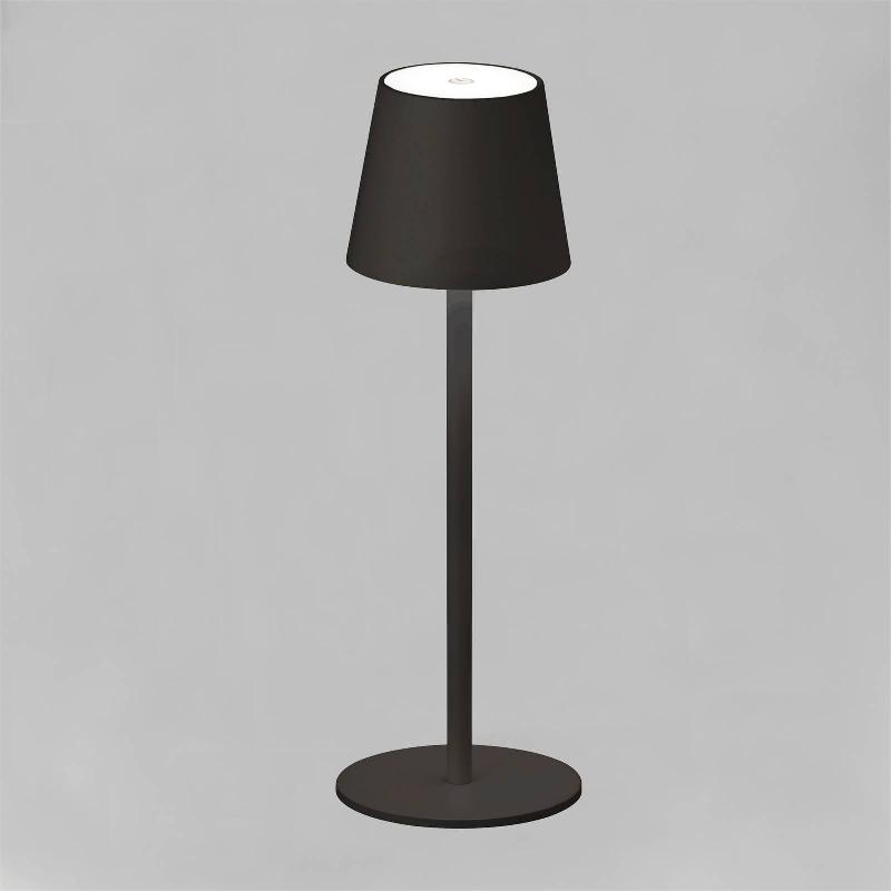 FH LIGHTING LAMPE À POSER LED TROPEA BATTERIE, NOIR SABLE