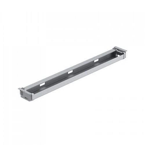 GOULOTTE PASSE-CÂBLES EN ACIER RÉGLABLE EN HAUTEUR - BUREAU STEELFORCE - ARGENT HETTICH