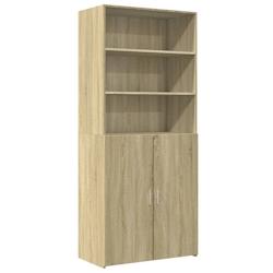 Helloshop26 - Buffet bahut commode armoire meuble de rangement organisateur cuisine salle de séjour salon haut sonoma 80 x 42,5 x 02_0034210 - 300021_0