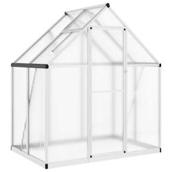 Helloshop26 - Serre tente abri plante fleur légumes avec cadre de base argent 169 x 114 x 195 cm aluminium Argent 02_0044515 - 3000220187007_0