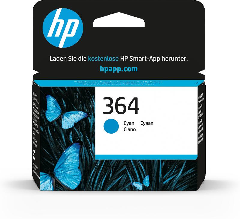 HP 364 Cyan Ink Cartridge Original 1 pièce(s)_0