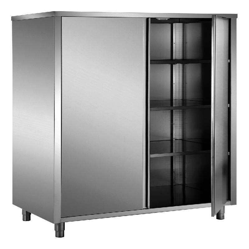 ITALCONCEPT L2G Armoire Haute Inox, Toit Plat, 2000 X 1000 X 600Mm - 3616350019295_0