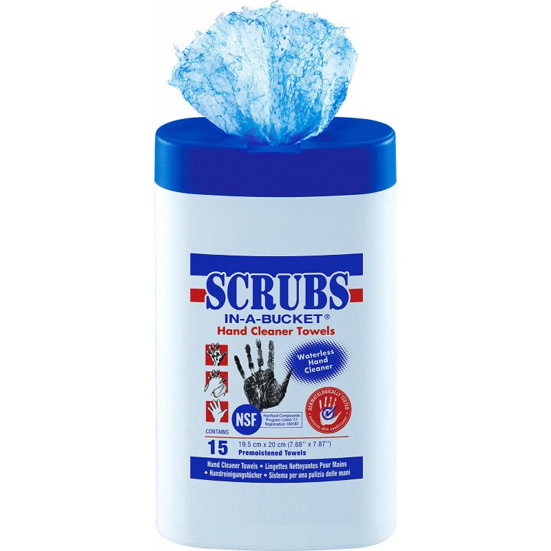 SEAU DE 72 LINGETTES IMPRÉGNÉES SCRUBS - JELT - 42272