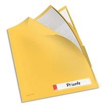 LOT DE 3 CHEMISES DE CONFIDENTIALITÉ COSY 3 COMPARTIMENTS, A4, POLYPROPYLÈNE, JAUNE - LOT DE 12