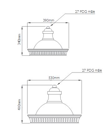 Luminaire d'éclairage public Arches / HID / 100 W / en composite_0