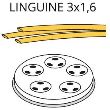 Matrice pour machine à pâtes - LINGUINE - Ø 3 mm et 4 mm  | Fimar - PF15E & MPF15N_0
