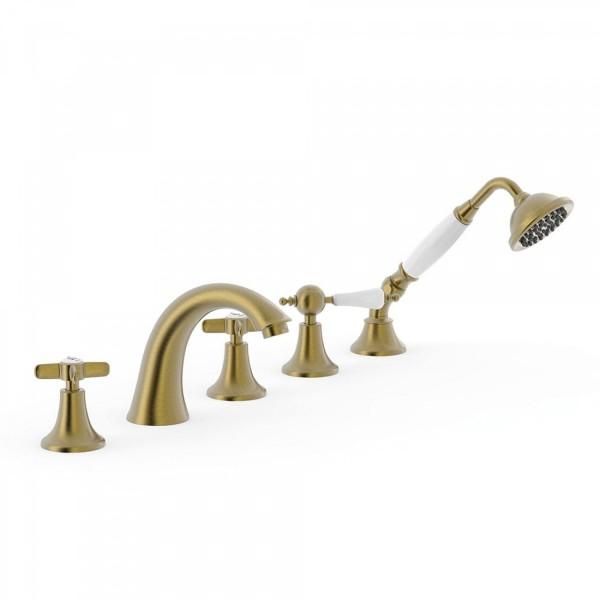 MÉLANGEUR BAIN SUR GORGE AVEC INVERSEUR. · DOUCHETTE ANTICALCAIRE. - TRES 24214602LM