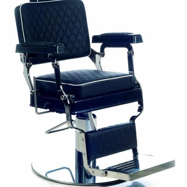 Fauteuil barbier homme - Hipster FB 528 avec pompe hydraulique blocable et dossier inclinable_0