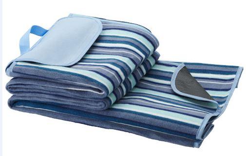 Nappe de pique-nique étanche Riviera - 10013700 - 145 x 130 cm - Polaire avec doublure PVC_0