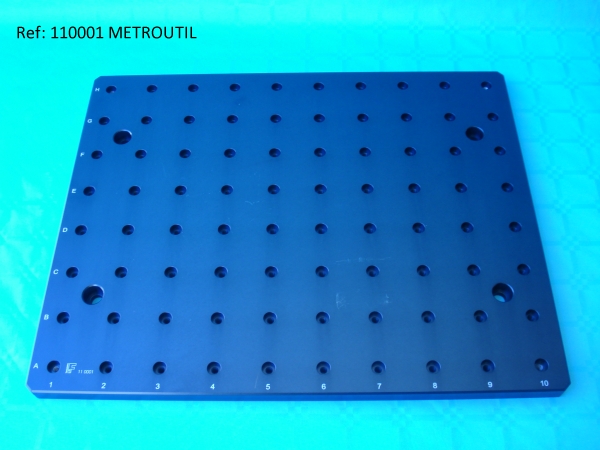 Plaque de base e1 en aluminium 400 x 500 mm 110001_0