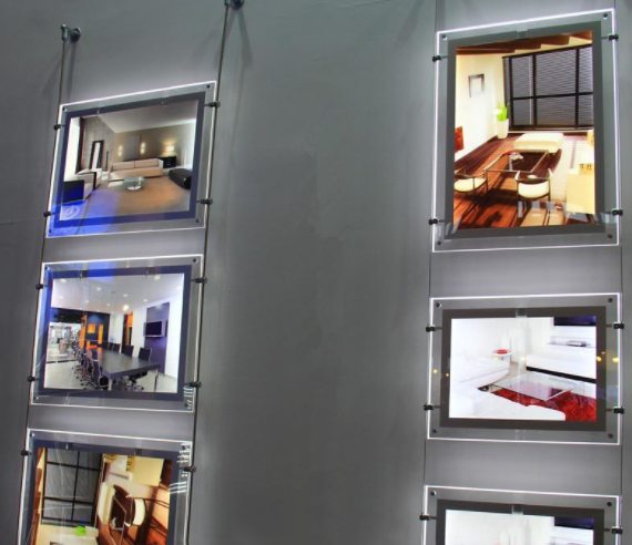 Porte affiche led mira view_1