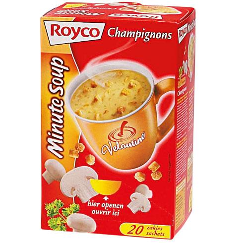 SOUPE ROYCO CHAMPIGNONS - BOÎTE DE 20 SACHETS