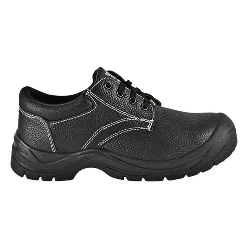 Safety Jogger - Chaussures de sécurité basses en cuir avec embout et semelles en acier SAFETYRUN noir S1P http://carbonn.Fr/img/co/1276.Jpg Taille 3_0