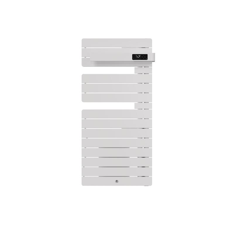 Sèche-serviettes connecté Allure 4 1500W Mat à droite Blanc brillant - Thermor - 483339_0