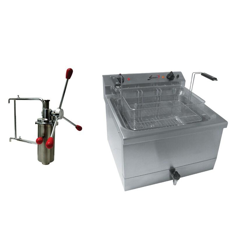 SOFRACA Frit.O. Matic À Chichi 18 Litres Friteuse + Chichi - Réf:13144CHI - 13144CHI_0