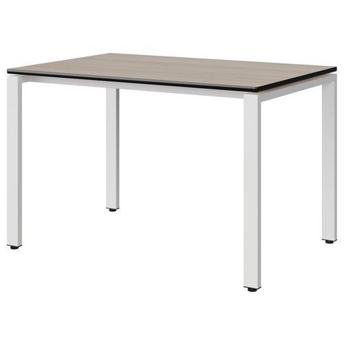 TABLE MALIBU 120X80 T6 SOUDÉ STR ACACIA/NOIR BLC 9016 - MANUTAN EXPERT