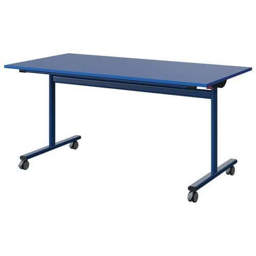 TABLE MALIBU RAB. 160X80 T6 DL STRA ABS BLEU U525/BLEU 5005 - MANUTAN EXPERT