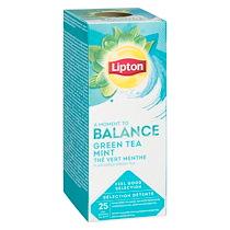 THÉ VERT MENTHE LIPTON - BOÎTE DE 25 SACHETS