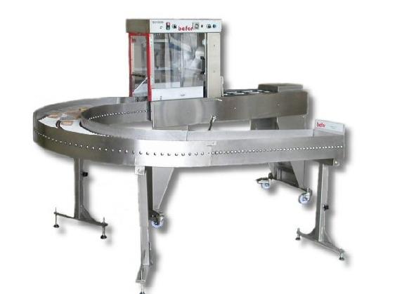 Thermocelleuse de barquettes en ligne SC 1000 - scellage GN1/2 - inox et aluminium - 12 barquettes/min_0