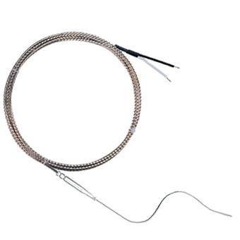 Thermocouple chemisé type J - câble soie de verre - acier inox 316L - Ø 0,5 à 8 mm - température -40 à +750 °C_0