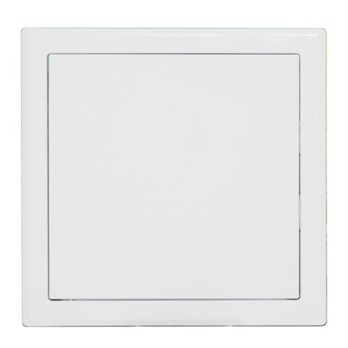 TRAPPE DE VISITE - MÉTAL LAQUÉ BLANC - OUVERTURE PAR POUSSER LACHER - 200 MM X 200 MM BRICOZOR