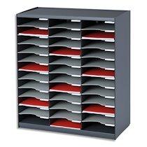 TRIEUR 36 CASES NOIR GRIS POUR DOCUMENT A4