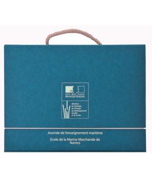 VALISETTE KRAFT COLORÉ RECYCLÉ A4+