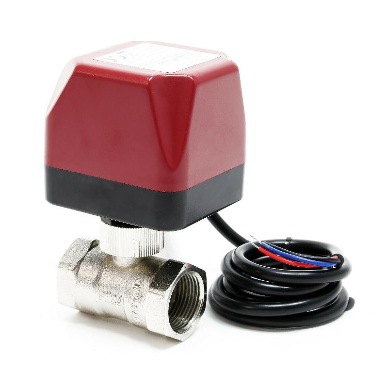 Vanne à billes motorisée 2 voies - Électrovanne de zone 26.9mm (3/4