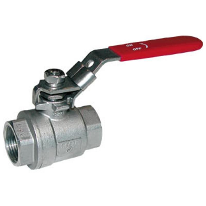 VANNE SPHERE INOX CORPS INOX FEM/FEM 26X34 706 DN 1'