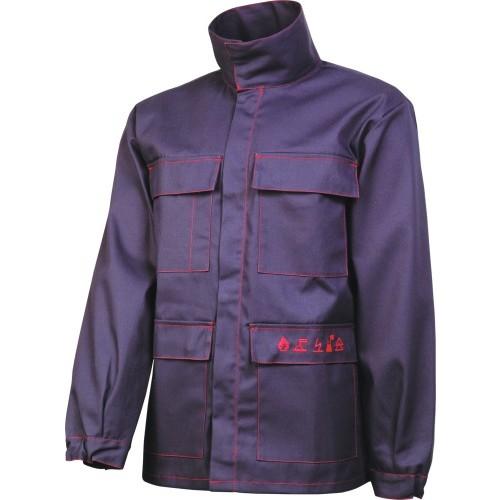 VESTE DE PROTECTION MULTIRISQUES - TISSU IGNIFUGÉ - BLEU - 50 - VOLT KIPLAY