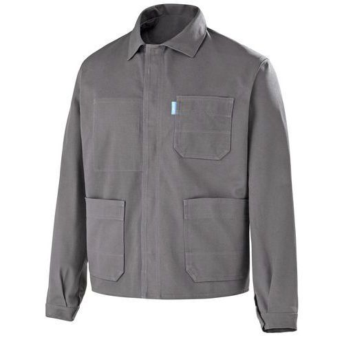 VESTE DE TRAVAIL ESSENTIELS GRIS ACIER 1 - CEPOVETT SAFETY