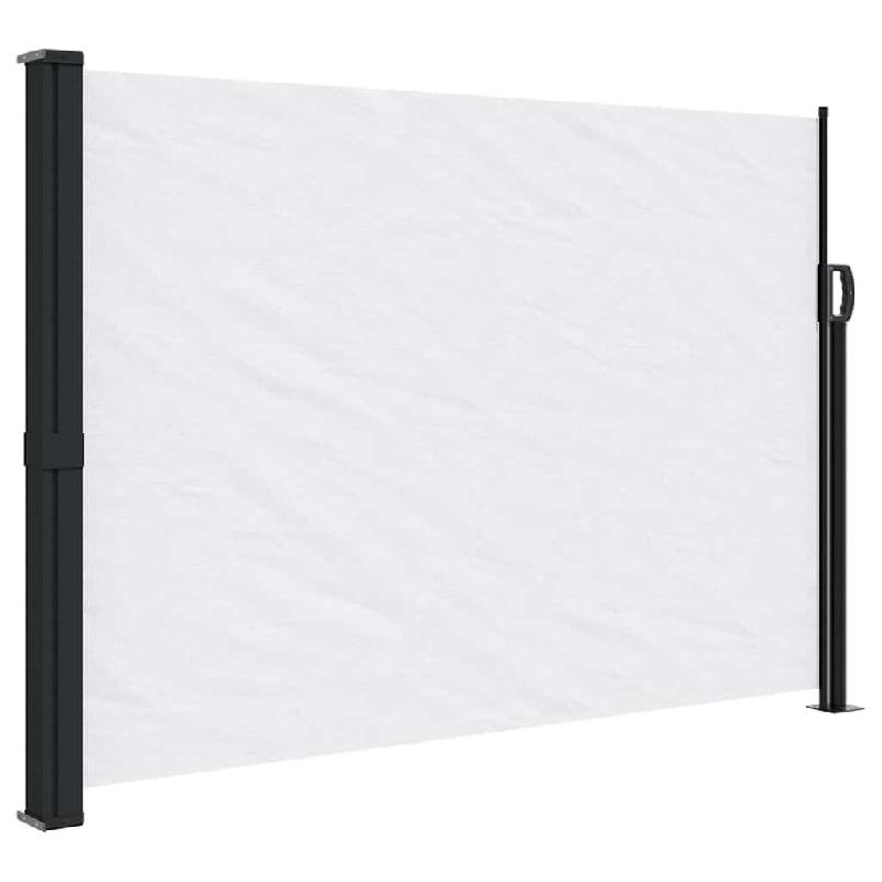 VidaXL Auvent latéral rétractable blanc 140x600 cm Modèle Azur Pro - 4004511_0
