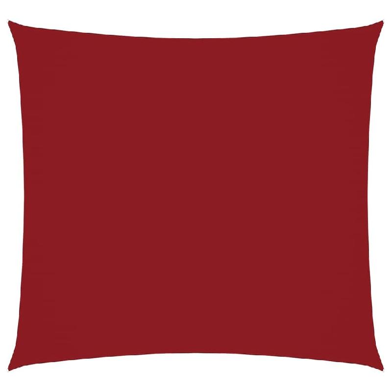 VidaXL Voile de parasol tissu oxford carré 7x7 m rouge Modèle Atlas Signature Pro - rouge 135638_0