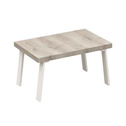 Vivabita Table de salle à manger moderne chêne pin/blanc Fontana - 3665367397131_0
